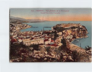 Postcard General View of the Principality Monaco Monaco
