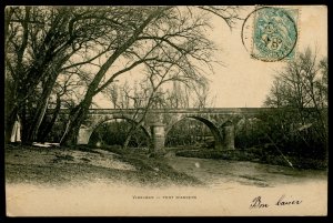 Vidauban, France. Pont d'Argenes. 1905 undivided back. Breger freres