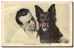 Postcard Old Dog Dogs Dyck and Dickson will you happiness