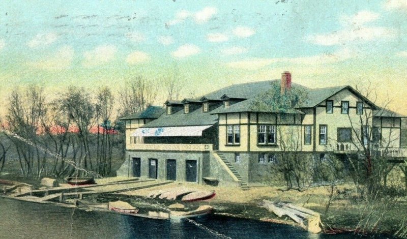 C.1910 No. 135 Boat & Canoe Club, Grand Rapids, MI Postcard P169