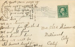 RPPC Postcard Rock Creek Douglas County OR