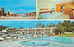 STATESBORO GEORGIA-BRYANT'S MOTEL-US 301 & 25-MID CENTURY MODERN DECOR~POSTCARD