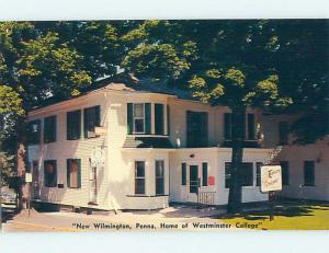 Unused 1950's THE TAVERN RESTAURANT New Wilmington Pennsylvania PA L8525