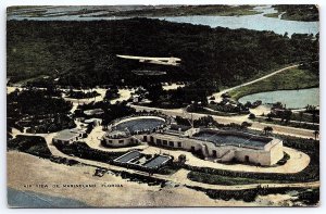 Vintage Postcard Aerial View Marineland Giant Tanks of Marine Studios Florida FL