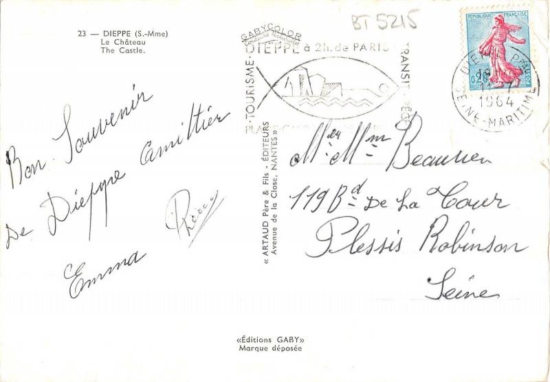 BT5215 Dieppe le chateau        France