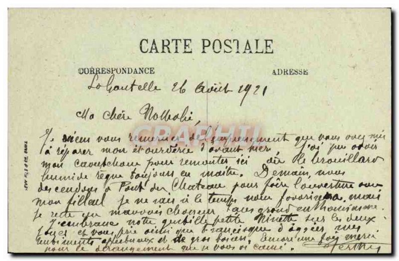 Old Postcard Thiers From Cascade Hollow From The Hell