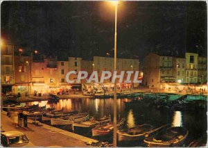Modern Postcard The French Riviera Saint Tropez Night