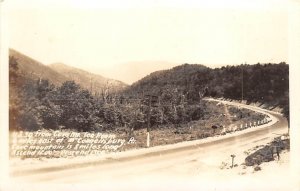 U. S. 30 from Cove Mt. 6 miles east of McConnellsburg, real photo - McConnell...