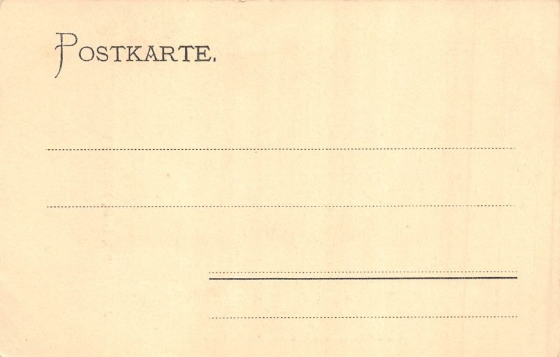 Germany Augsburg Dom Mittelschiff Church interior vintage postcard