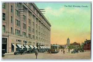 Winnipeg Manitoba Canada Postcard The Mall Building 1934 Posted Vintage