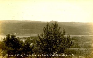 NH - Charlestown. Connecticut Valley from Indian Rock.   *RPPC