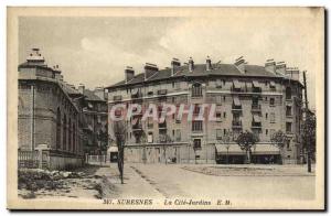 Old Postcard Suresnes La Cite Gardens