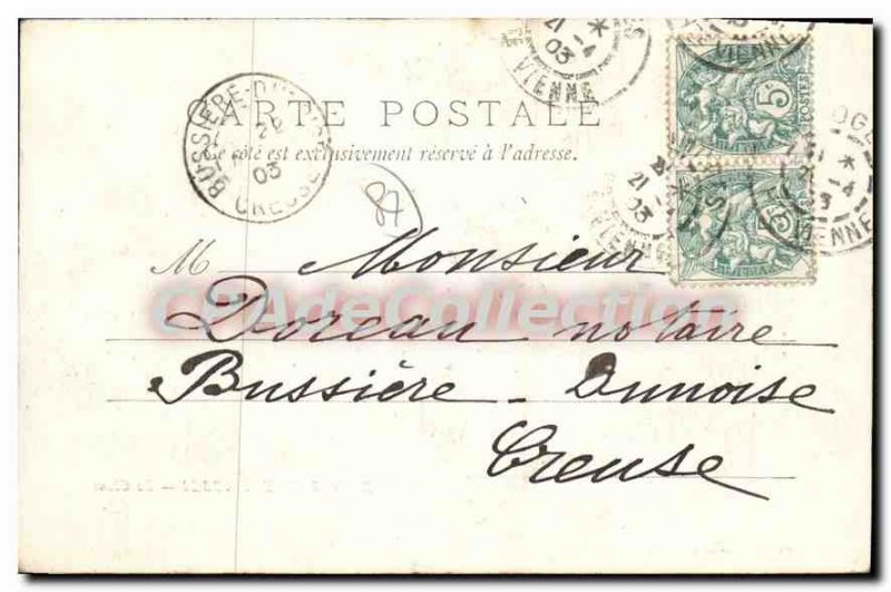 Old Postcard Limoges La Glane