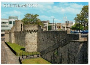 Great Britain 2018 Unused Postcard Southampton Town Walls