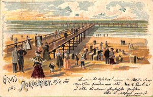 ab9222  - Ansichtskarten  POSTCARD - GERMANY Deutschland - Gruss aus Norderney