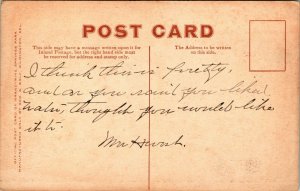 Vtg Postal Wilmington Delaware Brandywine Springs Parque Niños Coleccionable Unp