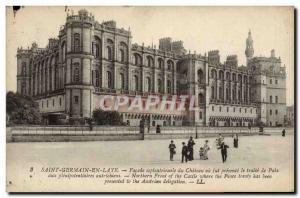 Postcard Old Saint Germain En Laye Le Chateau