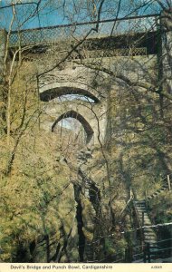 UK Wales Cardigan Devil's bridge and Punch bowl