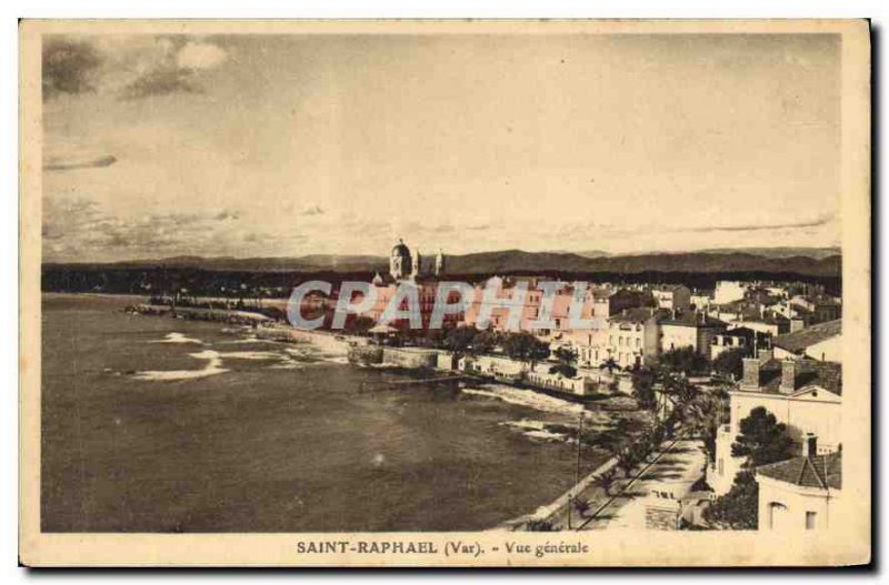 Postcard Old Saint Raphael Var General view