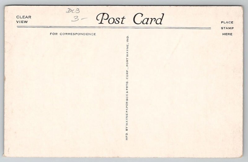 Kendallville IN High School Indiana Postcard E42