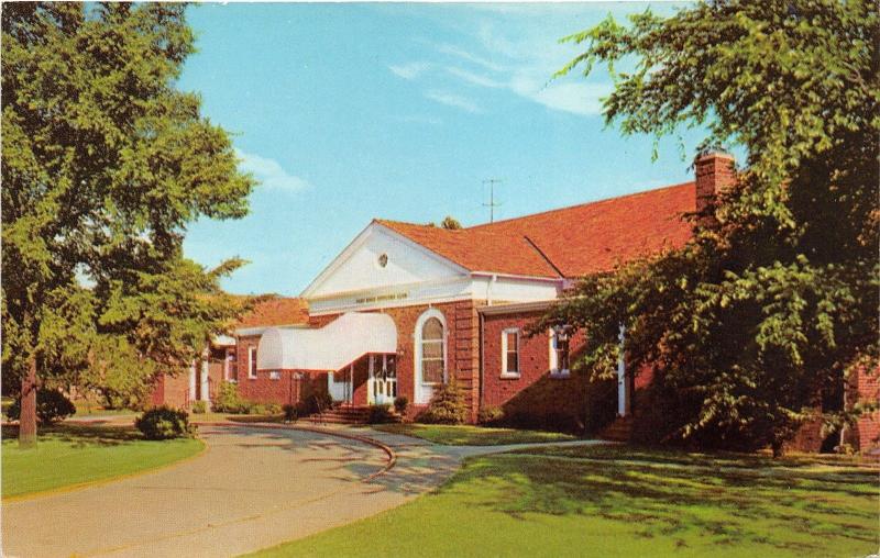 Fort Knox Kentucky~Army Officers Brick Club~1958 Louisville News Co Postcard