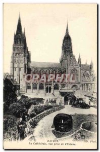 Old Postcard Bayeux Cathedral View Jack L & # 39Eveche