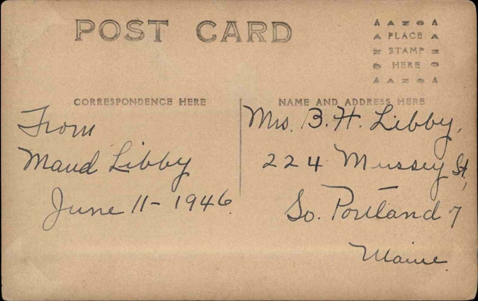 Hanover Maine ME Post Office c1910 Real Photo Postcard United States