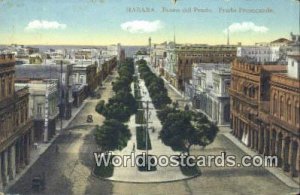 Paseo del Prado Habana Republic of Cuba 1913 