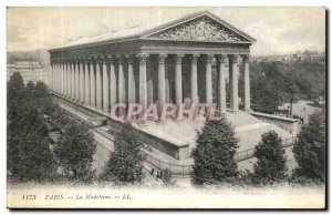 Old Postcard Paris La Madeline
