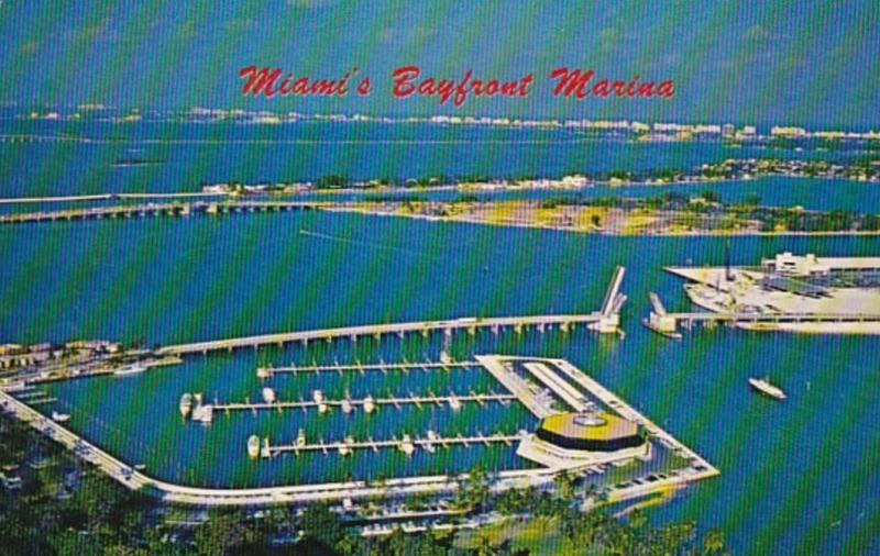 Florida Miami Aerial View Of Miamarina