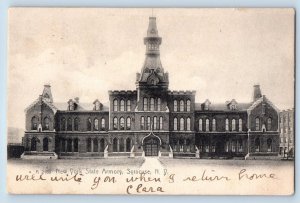 Syracuse New York NY Postcard New York State Armory Building Exterior 1909