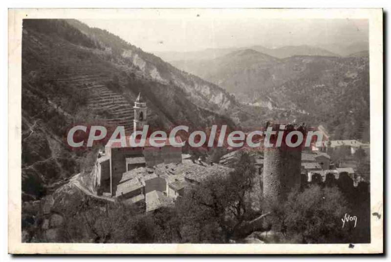 Postcard Old Luceram A Nest D'Aigle Mediterraneen