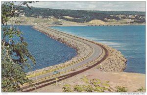 The Road To The Isles Causeway, Connecting Cape Breton To The Mainland, Cap...