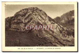 Postcard Old Faucille pass Septmoncel Le Chapeau de Gendarme