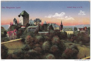 SWITZERLAND, 1900-1910's; Das Bergische Land, Schlob Burg A.D.W.