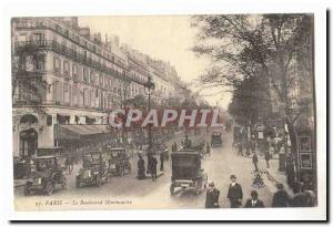 Paris (9th) Old Postcard Boulevard Montmartre