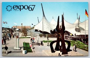 Expo 67 Montreal Canada~Pavilion Of Federal Republic Of Germany~Vintage Postcard