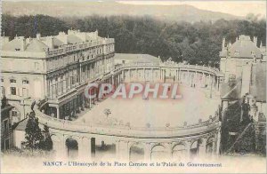 Old Postcard The Nancy Hemicycle of Career Place and the Government Palace