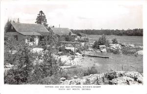 A5 CANADA Ontario Postcard RPPC '53 SOUTH BAY MOUTH Wah Wah Cottage Ritchies