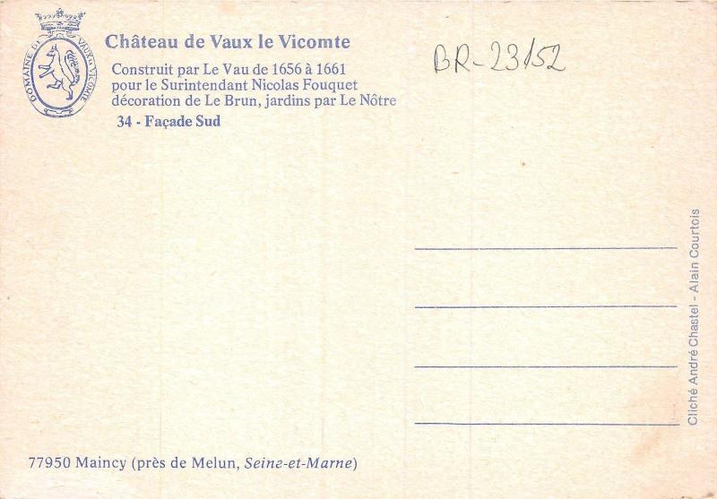 BR23152 Chateau de Vaux le Vicomte   france
