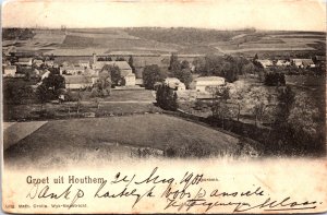 Netherlands Groeten Uit Houthem Panorama Vintage Postcard C023