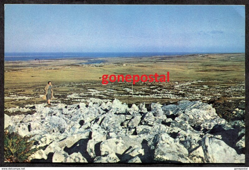 dc1571 - FALKLAND ISLANDS 1960s Stone Run