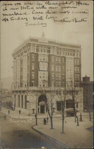 Clearfield PA Hotel Dineling c1905 Real Photo Postcard