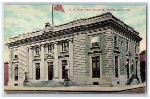 1911 U.S. Post Office Building Wilkes-Barre Pennsylvania PA Antique Postcard