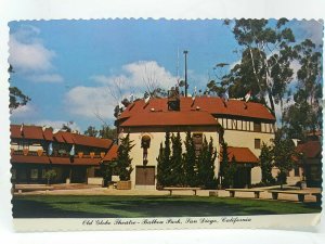 Old Globe Theatre Balboa Park San Diego California Vintage Postcard