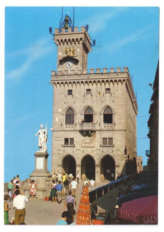 San Marino Palazzo del Governo Governors Palace 4X6 Postcard