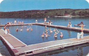East Stroudsburg, PA Pennsylvania  BLUE MOUNTAIN CAMPS  Girls In Pool  Postcard