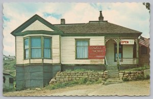 State View~Lowell Thomas Boyhood Home Victor Colorado~Vintage Postcard