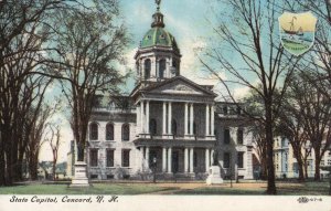 CONCORD, New Hampshire, 1900-1910's; State Capitol