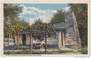 KENTUCKY, PU-1920; Daniel Boone's Log Cabin On Kentucky River